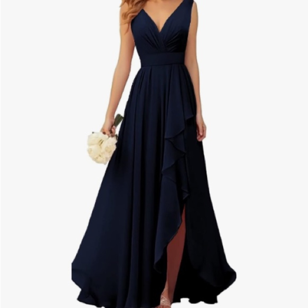 Navy Blue bridesmaid dress